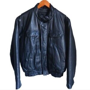 Leather Works Vintage Insulated Motorcycle Jacket Women's XL 16 Utility Heavy 3M